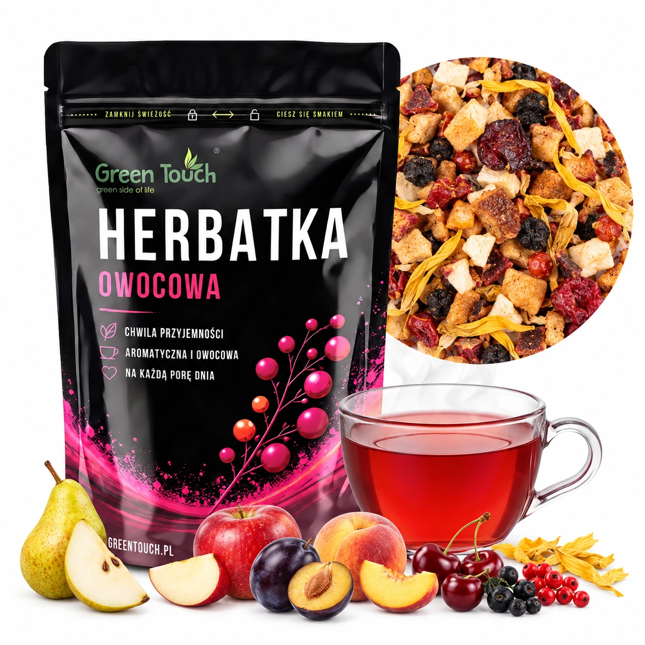 Cherry Sunset 50 g – miniatura herbatki owocowej