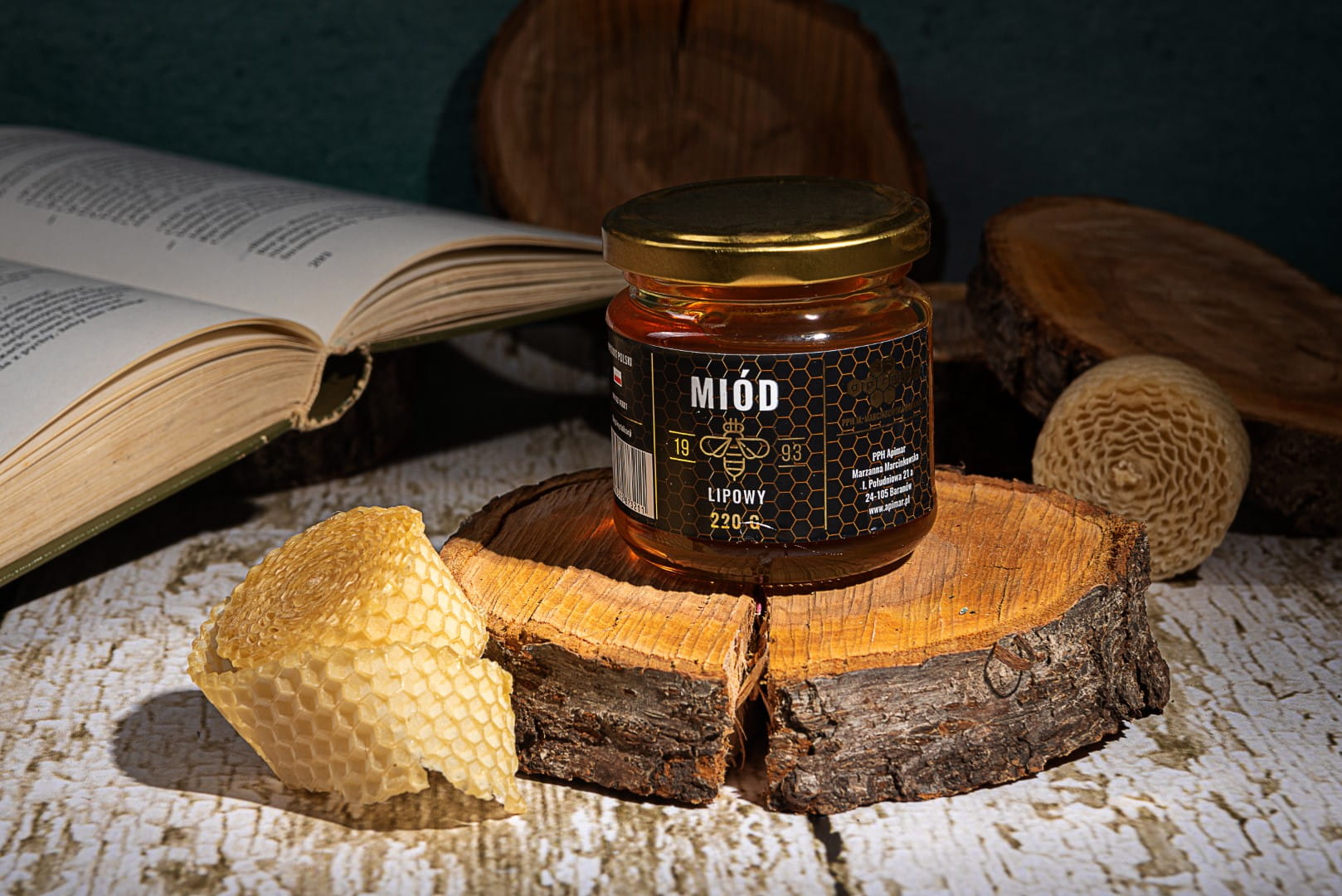 Naturalny miód lipowy 220 g