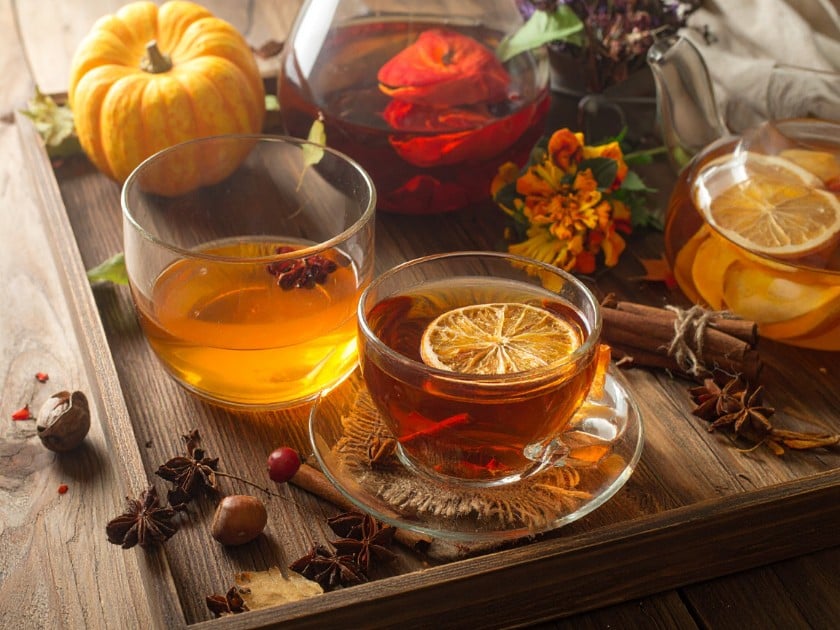 Top 5 jesiennych naparów rozgrzewających