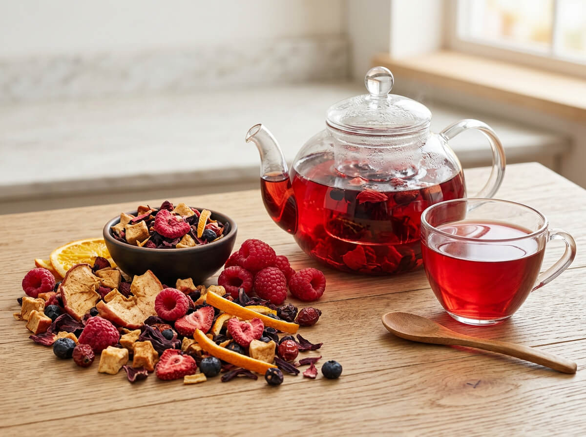 Herbaty owocowe – gdzie kupić i jak wybrać najlepsze mieszanki? Przewodnik po zakupach online dla początkujących i koneserów